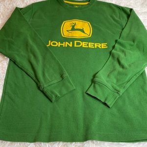 John Deere-Thermal Type Long Sleeve Tee T-Shirt-Medium-M